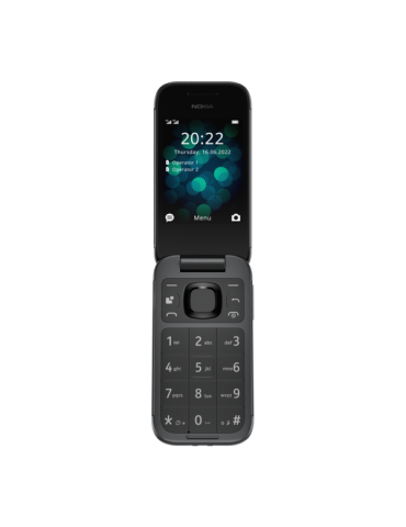 Телефон NOKIA 2660 DS, 2.8" QVGA 240x320, Unisoc T107, 48MB RAM, 128MB ROM, Dual SIM, 1450mAh, S30+ - 1GF011DPA1A01 - 1