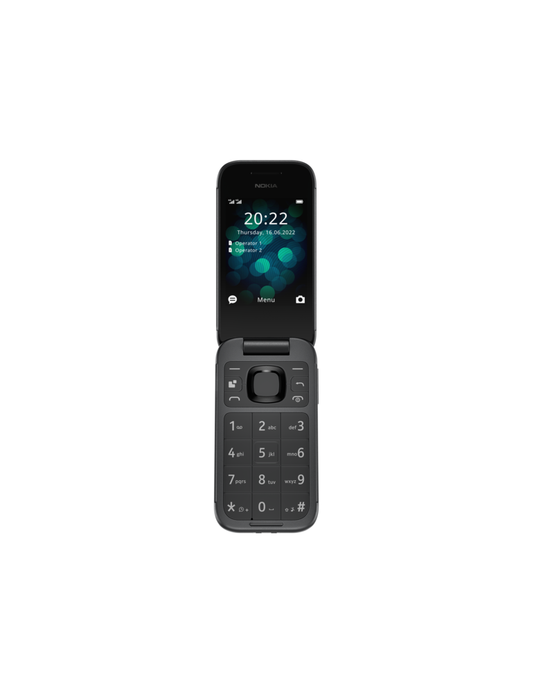 Телефон NOKIA 2660 DS, 2.8" QVGA 240x320, Unisoc T107, 48MB RAM, 128MB ROM, Dual SIM, 1450mAh, S30+ - 1GF011DPA1A01 - 1