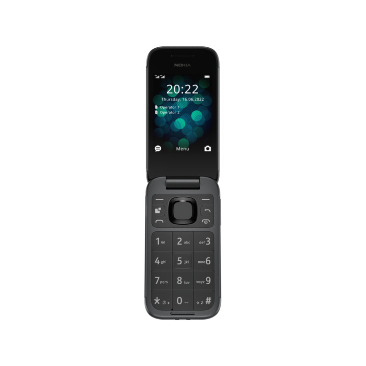 Телефон NOKIA 2660 DS, 2.8" QVGA 240x320, Unisoc T107, 48MB RAM, 128MB ROM, Dual SIM, 1450mAh, S30+ - 1GF011DPA1A01 - 1