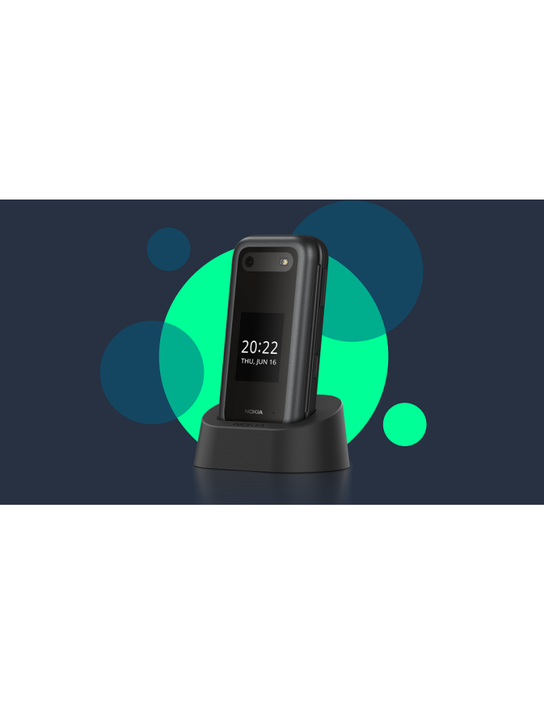 Телефон NOKIA 2660 DS, 2.8" QVGA 240x320, Unisoc T107, 48MB RAM, 128MB ROM, Dual SIM, 1450mAh, S30+ - 1GF011DPA1A01 - 4