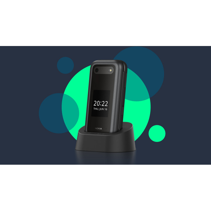 Телефон NOKIA 2660 DS, 2.8" QVGA 240x320, Unisoc T107, 48MB RAM, 128MB ROM, Dual SIM, 1450mAh, S30+ - 1GF011DPA1A01 - 4
