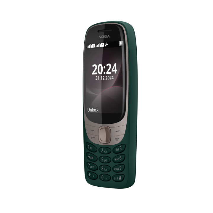 Телефон NOKIA 6310 DS, 2.8" QVGA, Unisoc 6531F, 16MB ROM/8MB RAM, Dual SIM, Micro SD до 32GB, 1150mAh, S30+, зелен - 286953951 -