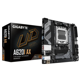 Дънна платка GIGABYTE A620I AX, AM5, Mini-ITX, DDR5, PCIe 4.0, Wi-Fi 6E - 4719331855826 - 1