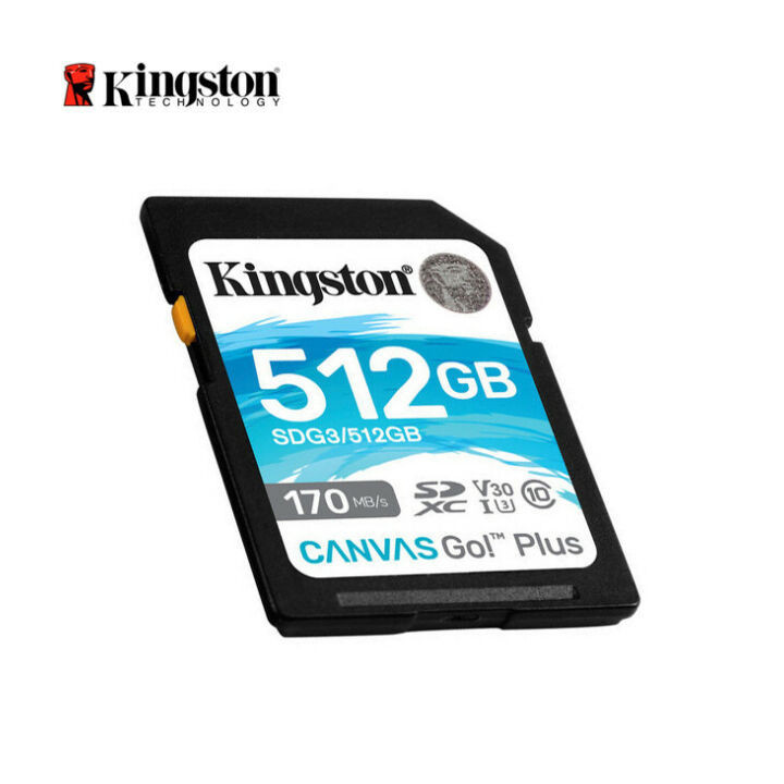SD карта Kingston Canvas Go+ 512GB, UHS-I CL10, 170/90MB/s - SDG3/512GB - 1