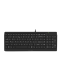 Клавиатура A4TECH FK15 FSTYLER, Мултимедийна, Жична 150cm, 12 Hotkeys, 5V/100mA, Водоустойчива - A4-KEY-FK15 - 1