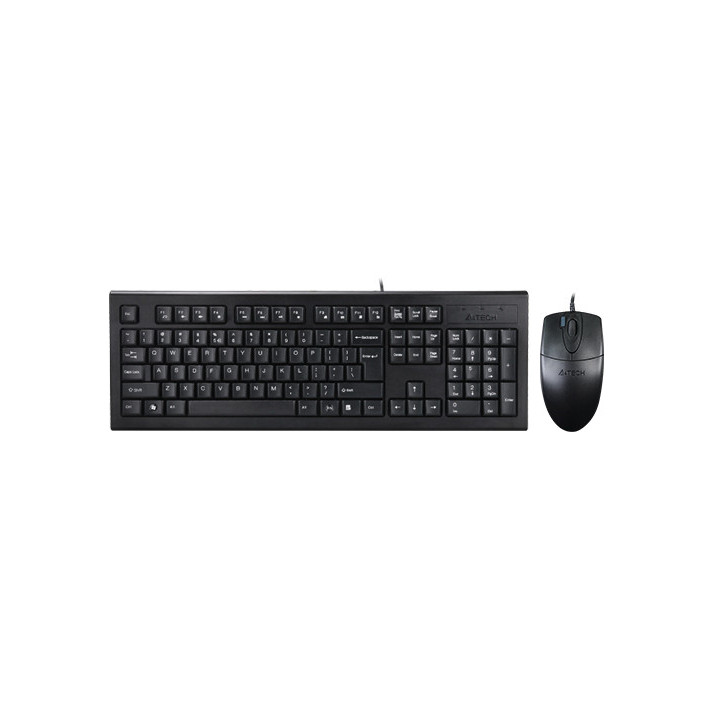 Клавиатура с мишка A4TECH KR-8520D, USB, Геймърска, 12 FN Hotkeys, 150cm кабел - 1