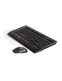 Безжична клавиатура с мишка A4TECH 9300F, Безжична, USB, 9 мултимедийни бутон - 1
