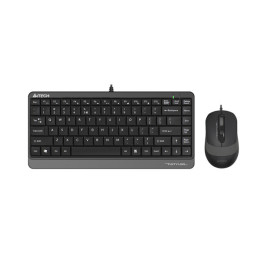 Клавиатура с мишка A4TECH F1110 FSTYLER, Жична, USB, Сива - F1110 GRAY - 1