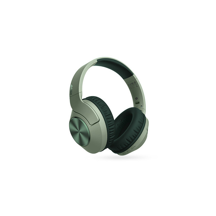 Bluetooth слушалки A4Tech BH300, Bluetooth 5.3, 40mm Hybrid Diaphragm, 35H playback, микрофон, USB Type-C, зелени - BH300 GREEN 