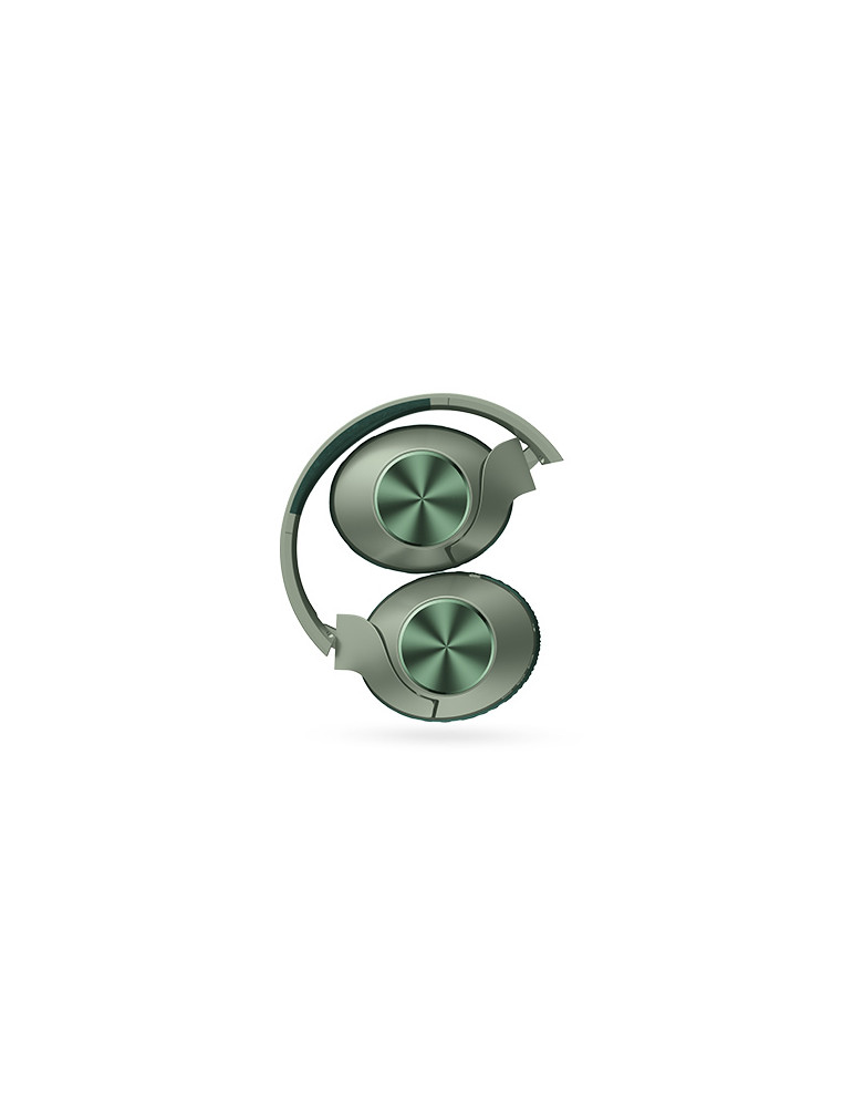 Bluetooth слушалки A4Tech BH300, Bluetooth 5.3, 40mm Hybrid Diaphragm, 35H playback, микрофон, USB Type-C, зелени - BH300 GREEN 