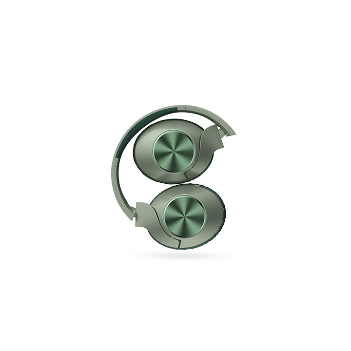 Bluetooth слушалки A4Tech BH300, Bluetooth 5.3, 40mm Hybrid Diaphragm, 35H playback, микрофон, USB Type-C, зелени - BH300 GREEN 