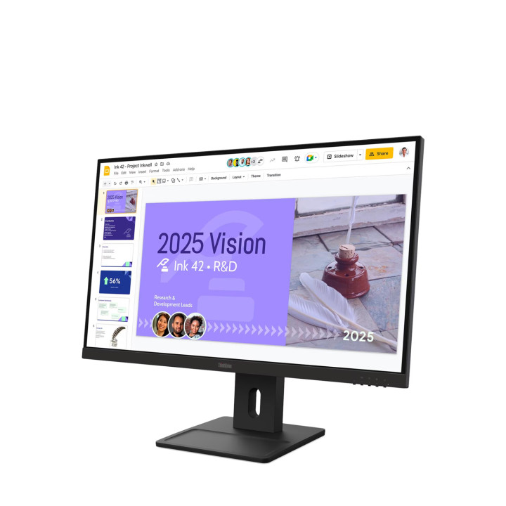 Монитор Lenovo E27Q-40, 27" IPS 2560x1440 100Hz, 350cd/m², 99% sRGB, 4ms - 64BDGAT4EU - 3