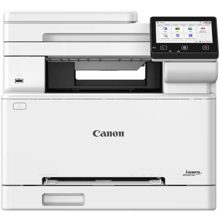 Мултифункционално цветно устройство CANON MF664CDW, Цветен лазер, 25 ppm, A4, LAN/WiFi, ADF - 6928C008AA - 1