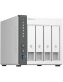 NAS устройство QNAP TS-433-4G-EU, 4-bay 3.5", ARM 4-core 2.0GHz, 4GB RAM, до 308TB, RAID 0/1/5/10, QTS 5.1.7 - 4711103080993 - 2