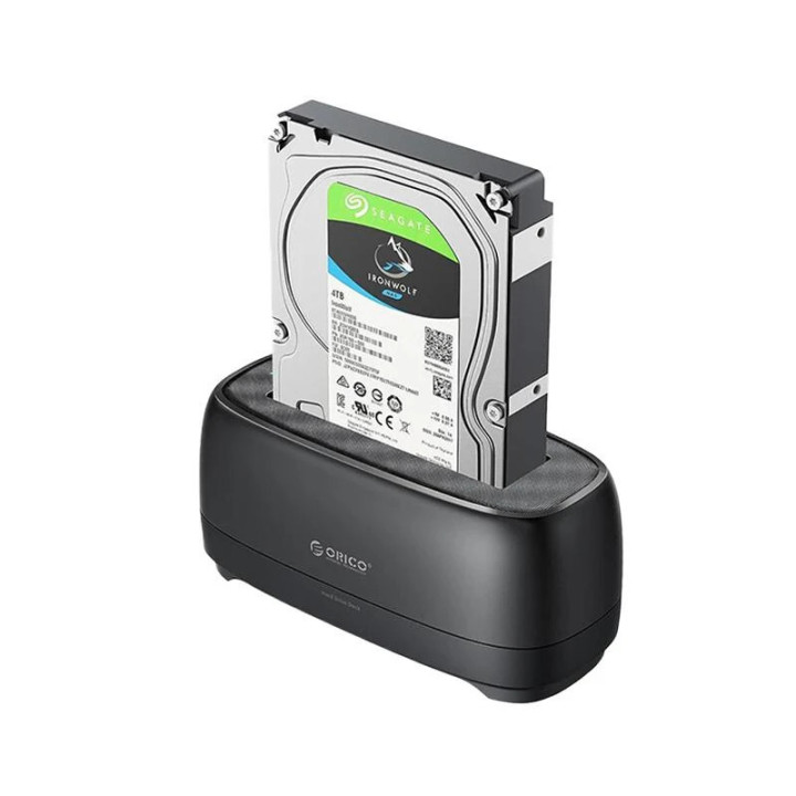 Докинг станция Orico DD18U3-EU-BK, 2.5"/3.5" SATA, USB-A, до 18TB, UASP - DD18U3-EU-BK - 2