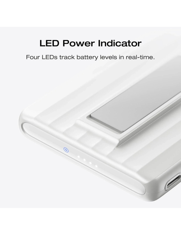 Преносима батерия Ecoflow Rapid Mag 10K Qi, 10000mAh, USB-C 30W, Wireless Charging 7.5W - EF-RAPIDQI1-10K-B-EU - 9