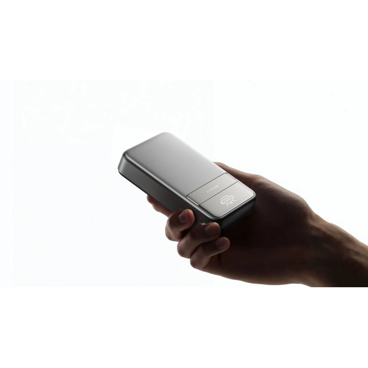 Външна батерия Ecoflow RAPID 10K EF-RAPID10000-EU, 10000mAh, USB-C 2x, Wireless Charging Qi 2.0, 65W, сребристо - EF-RAPID10000-