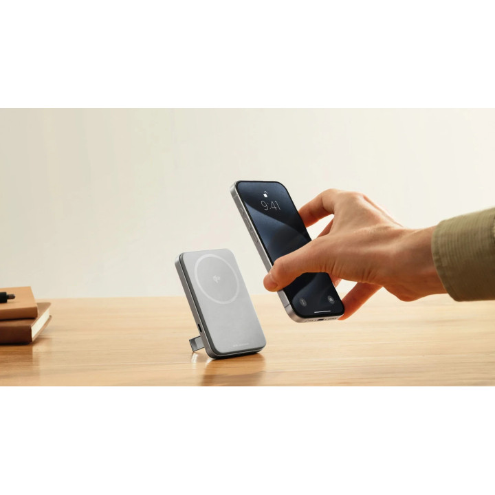Външна батерия Ecoflow RAPID 10K EF-RAPID10000-EU, 10000mAh, USB-C 2x, Wireless Charging Qi 2.0, 65W, сребристо - EF-RAPID10000-