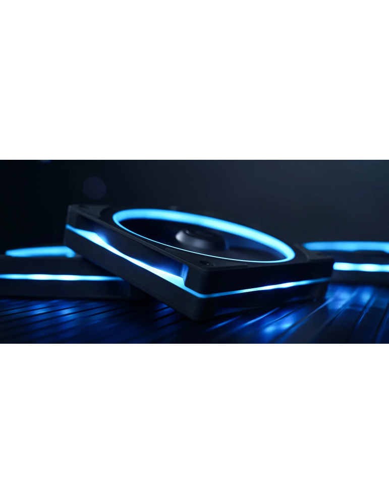 Вентилатор DeepCool FL12 SE, 120mm, Addressable RGB, 1900 RPM, 50.74 CFM, Hydro Bearing - R-FL12SE-BKAPN1-G - 5