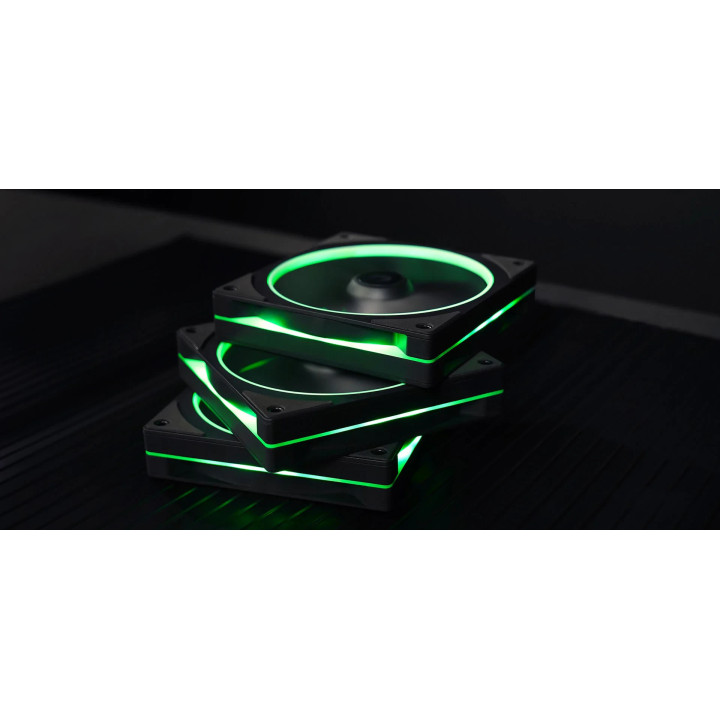 Вентилатор DeepCool FL12 SE, 120mm, Addressable RGB, 1900 RPM, 50.74 CFM, Hydro Bearing - R-FL12SE-BKAPN1-G - 6