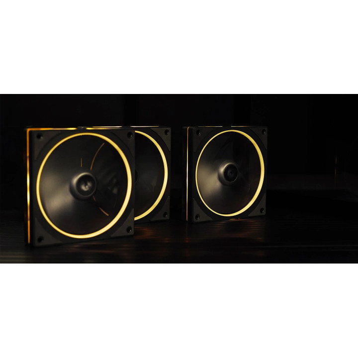 Вентилатор DeepCool FL12 SE, 120mm, Addressable RGB, 1900 RPM, 50.74 CFM, Hydro Bearing - R-FL12SE-BKAPN1-G - 7