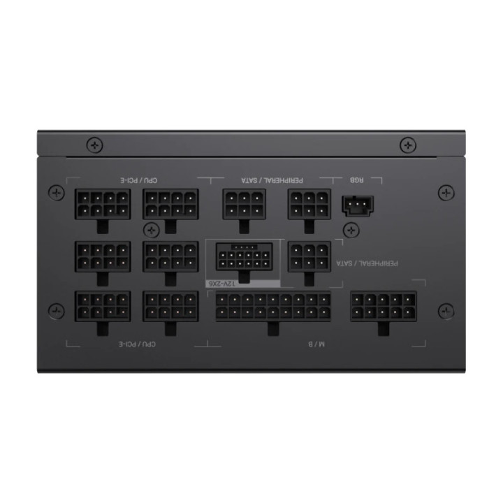 Захранване Gamemax Lion Core 1000P, 1000W ATX 3.1, 80Plus Platinum, Full Modular, 135mm вентилатор - 2155-1000R0002 - 3