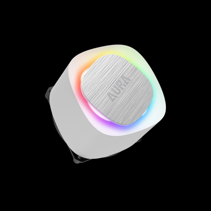 Водно охлаждане за процесор Gamdias AURA GL360 v2 WH, 360mm, 3x120mm вентилатора, aRGB, меден воден блок, 250W - AURA-GL360-V2-W