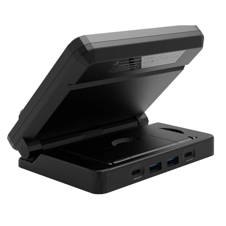 Стрийминг дек Ajazz AKP05E PRO, 10 LED/LCD бутона, Smart scene switching, Full macro engine, USB-C, регулируем стойка 0-60° - AJ