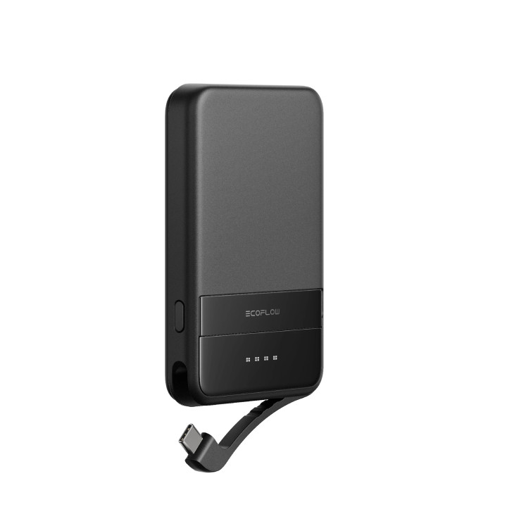 Преносима батерия Ecoflow RAPID 5K, 5000mAh, USB-C, Wireless Charging Qi2.0 15W - EF-RAPID5000-B-EU - 1