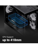 Кутия за компютър AeroCool P300D Digi-G-BK-v1, Mini Tower mATX, Tempered Glass, Digital Display, 3x120mm A-RGB - ACCS-PN05033.11