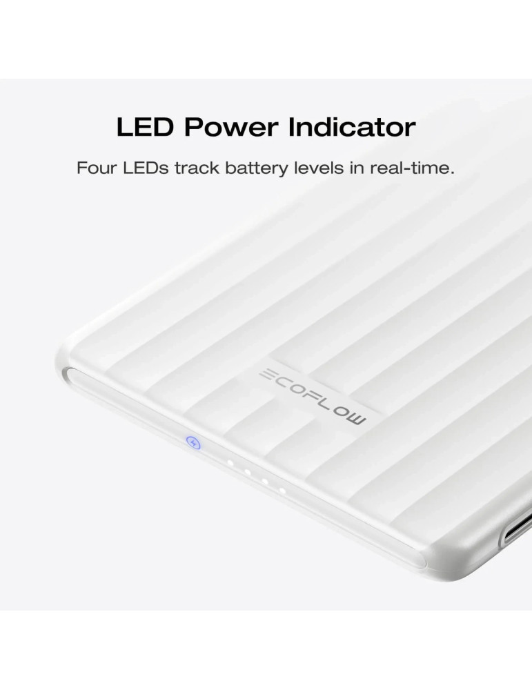 Външна батерия Ecoflow Rapid Mag 5K Qi, 5000mAh, USB-C, Безжично зареждане 7.5W, Жично зареждане 20W - EF-RAPIDQI1-5K-B-EU - 7