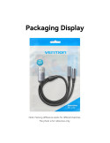 Външна звукова карта Vention USB 2-Port CVHHC, 3.5mm Stereo Jack x2, 48KHz 16bit, 2.1 Channel, 0.25m - CVHHC - 11