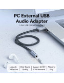 Външна звукова карта Vention CVFHC, USB-A, 3.5mm jack, 48KHz 16-bit 2.1 Channel - 2