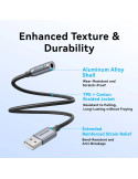 Външна звукова карта Vention CVFHC, USB-A, 3.5mm jack, 48KHz 16-bit 2.1 Channel - 6