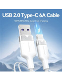 USB кабел Vention Type-A to Type-C 1.0M, USB 2.0, 6A Fast Charge, 480Mbps - CTOBF - 3
