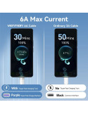 USB кабел Vention Type-A to Type-C 1.0M, USB 2.0, 6A Fast Charge, 480Mbps - CTOBF - 6