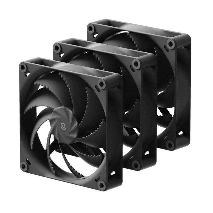 Вентилатор HAVN H14 Black Fan Triple Pack, 140mm, 1600 RPM, 85.18 CFM, PWM - HVN-FS-H1430-02-TRI - 4