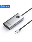Док станция Orico PW11-6PCR-GY-EP, USB Type-C, HDMI, LAN 1Gbps, USB 3.0 x2, PD 100W - PW11-6PCR-GY-EP - 1