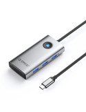 Докинг станция Orico PW11-6P-GY-EP, Type-C, HDMI, USB 3.0 x3, USB-C PD 100W, 4K 2160p - PW11-6P-GY-EP - 2