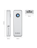 Външен кутийка за SSD диск Orico OUM2-G20-SV, M.2 NVMe, USB-C/A 20Gbps, 8TB, алуминиева кутия, охлаждане - OUM2-G20-SV - 3