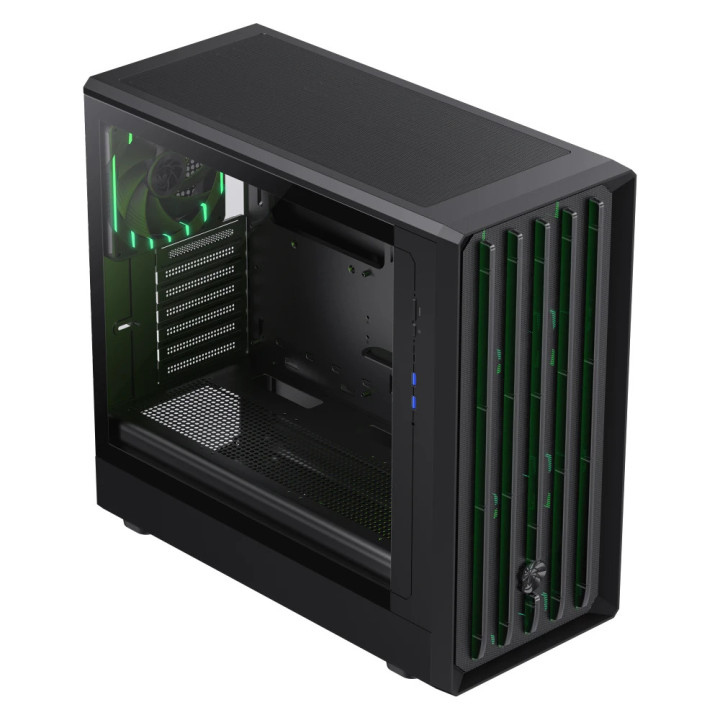 Кутия за компютър Gamemax CLAW 460 BK, Middle Tower ATX, 4x вентилатора, Tempered Glass, RGB - 9101-1200R0005 - 4