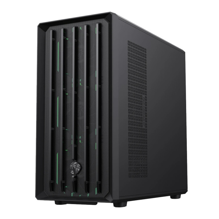 Кутия за компютър Gamemax CLAW 460 BK, Middle Tower ATX, 4x вентилатора, Tempered Glass, RGB - 9101-1200R0005 - 5