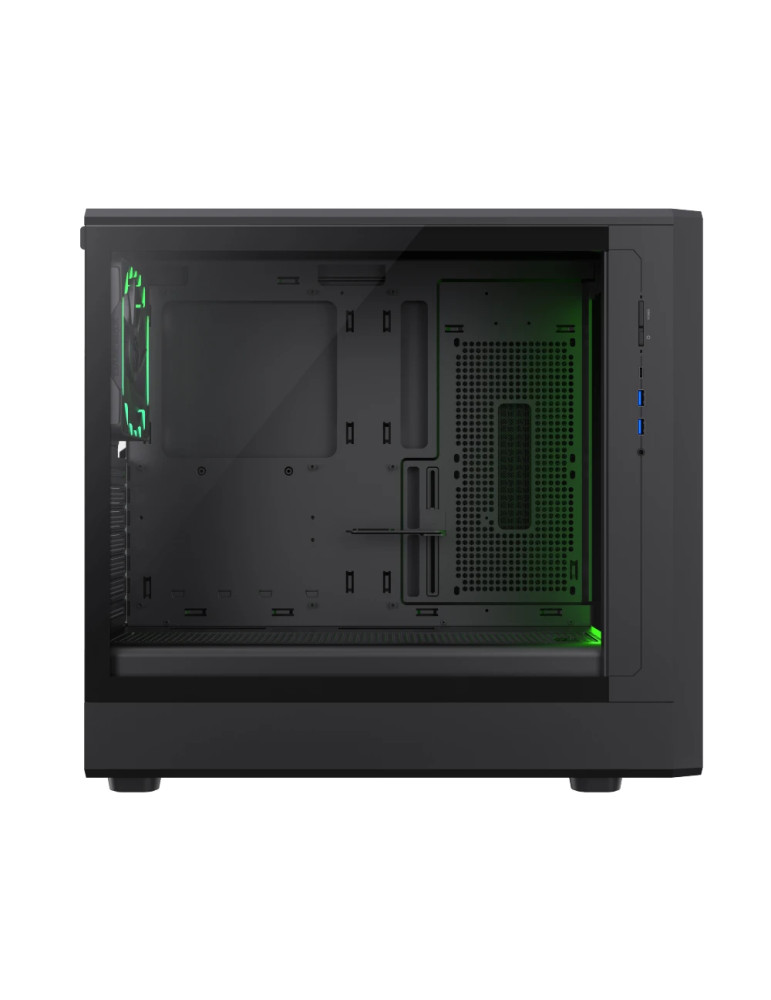 Кутия за компютър Gamemax CLAW 460 BK, Middle Tower ATX, 4x вентилатора, Tempered Glass, RGB - 9101-1200R0005 - 11