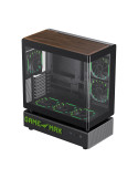 Кутия за компютър Gamemax N90 BG, Middle Tower ATX, Dual-Chamber, Tempered Glass, 6x ARGB вентилатора, RGB контрол - 9101-1300R0