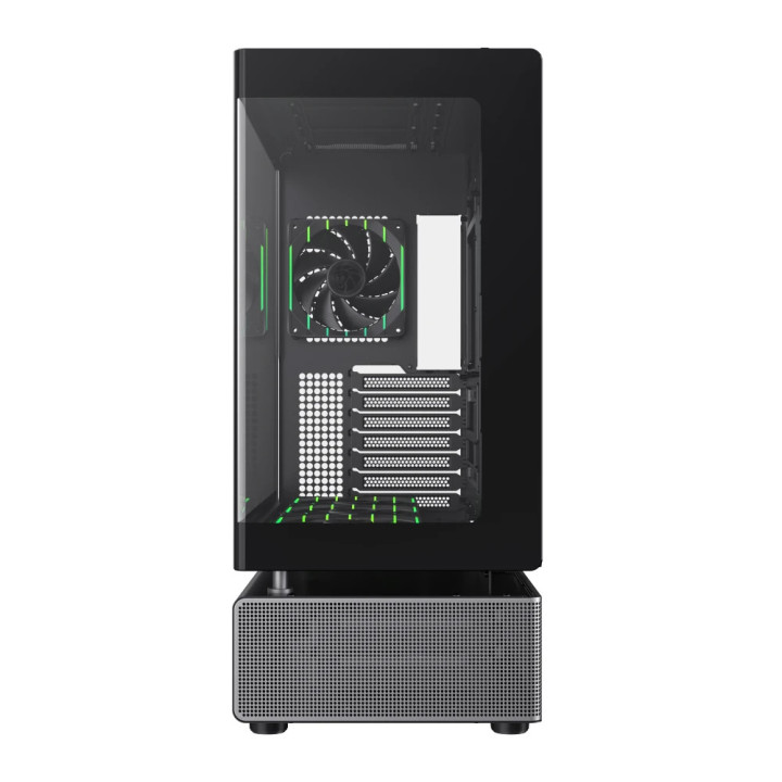Кутия за компютър Gamemax N90 BG, Middle Tower ATX, Dual-Chamber, Tempered Glass, 6x ARGB вентилатора, RGB контрол - 9101-1300R0
