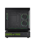 Кутия за компютър Gamemax N90 BG, Middle Tower ATX, Dual-Chamber, Tempered Glass, 6x ARGB вентилатора, RGB контрол - 9101-1300R0