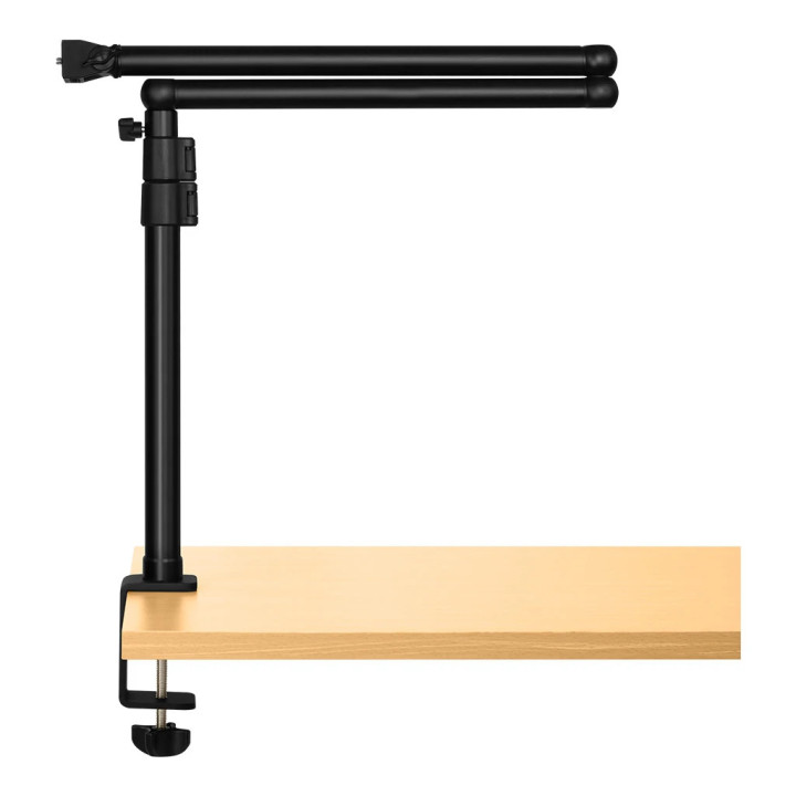 Стойка за микрофон Streamplify Mount Lift Light, 180° вертикално / 360° хоризонтално регулиране, 70см достъп, черна - SPOM-ML1LC