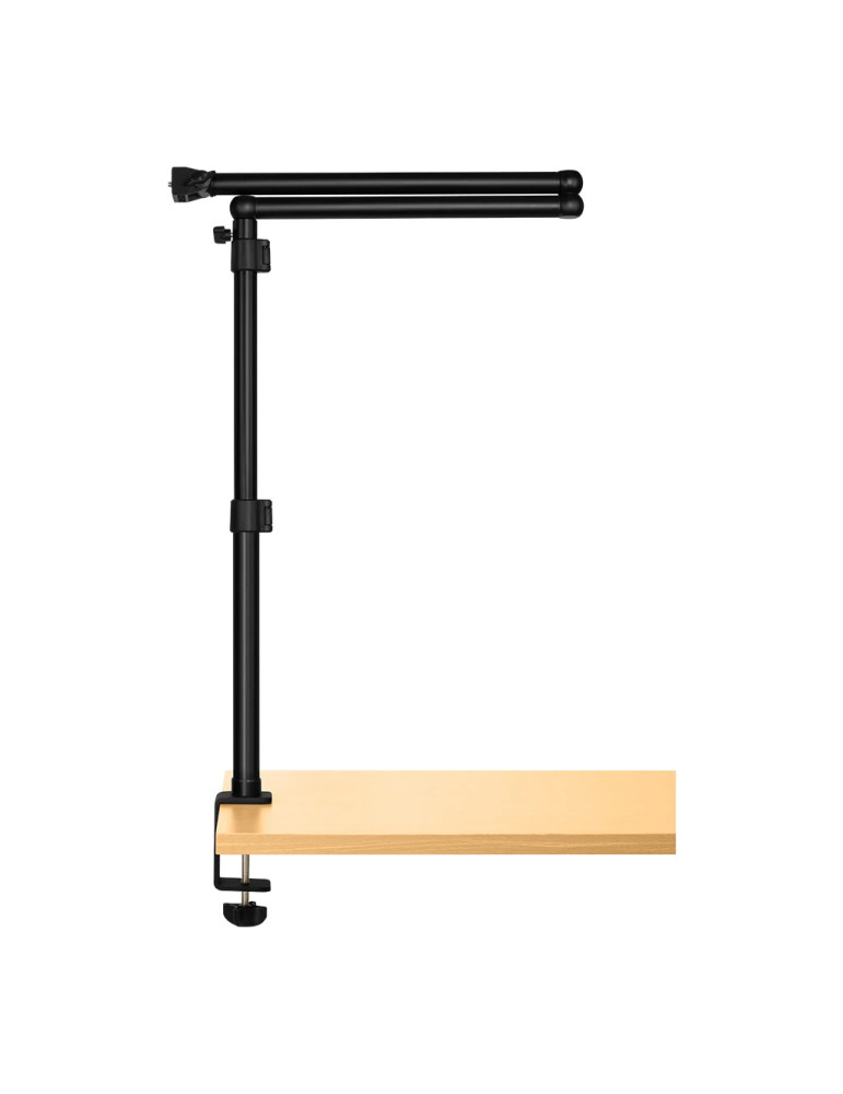 Стойка за микрофон Streamplify Mount Lift Light, 180° вертикално / 360° хоризонтално регулиране, 70см достъп, черна - SPOM-ML1LC