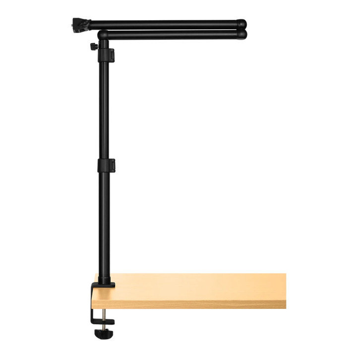 Стойка за микрофон Streamplify Mount Lift Light, 180° вертикално / 360° хоризонтално регулиране, 70см достъп, черна - SPOM-ML1LC