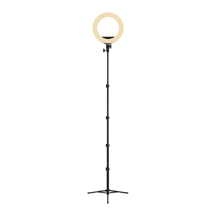 Стрийминг осветление Streamplify LIGHT 14, 36cm, 72 LED, 3400lm, 3000K-6000K, IR дистанционно, USB зареждане, статив/селфи стик 